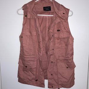 Light pink cargo jacket